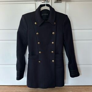 Zara Woman Peacoat, size XS